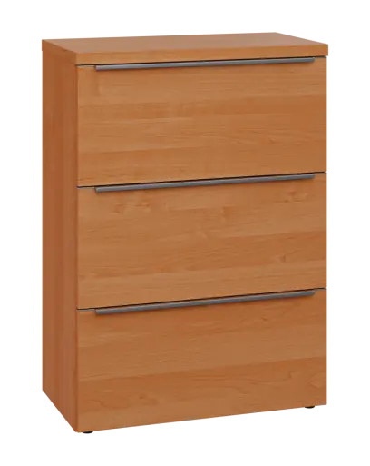 SIN 3 - 83Z kancelářská skříň, 3-zásuvková, 1120x800x400, olše jantar